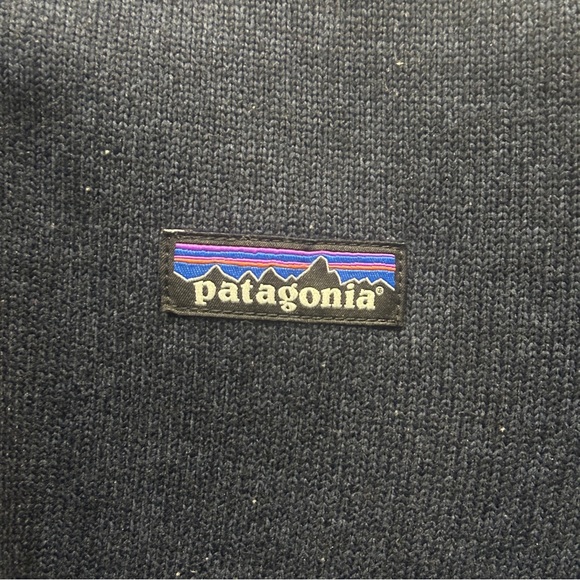 Patagonia Women's Better Sweater Navy 1/4 Zip Fleece Size Medium - Picture 5 of 16